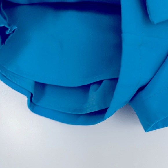 NWOT Lulu’s Sunny Day Wonder Turquoise Asymmetrical Skort - Picture 6 of 7